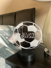 Load image into Gallery viewer, Personalised Football Night Light