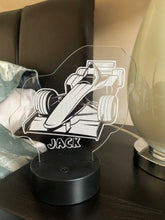 Load image into Gallery viewer, Personalised Formula One Night Light