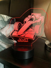 Load image into Gallery viewer, Personalised Formula One Night Light