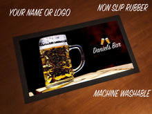 Load image into Gallery viewer, Personalised Custom Logo Beer Bar Washable Mat Runner Party Pub Restaurant