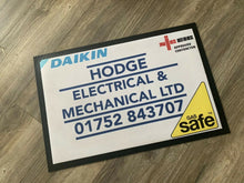 Load image into Gallery viewer, Personalised Custom Doormat / Personalised Logo Doormat /  Work protective mat / Advertising / Housewarming Gift