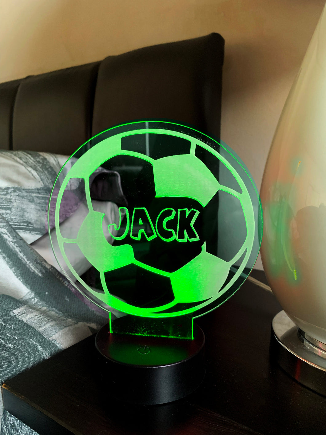 Personalised Football Night Light