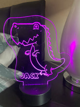 Load image into Gallery viewer, Personalised Dinosaur Night Light

