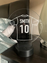 Load image into Gallery viewer, Personalised Football Shirt Night Light
