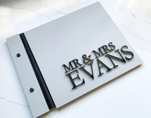 Load image into Gallery viewer, Personalised Acrylic Guest Book With 3D Lettering
