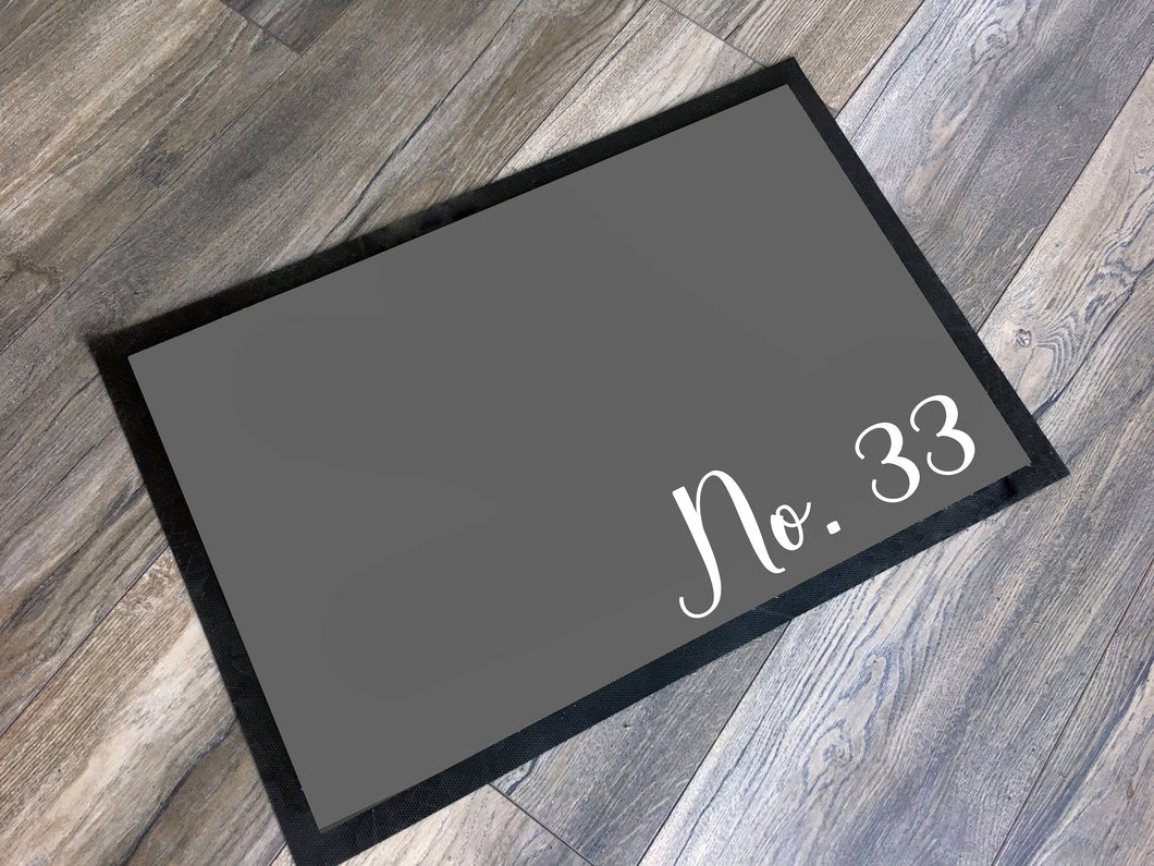 House Number Doormat / Personalized House Number Doormat / Custom Home Welcome Mat / New Home Gift / Realtor Gift / Housewarming Gift