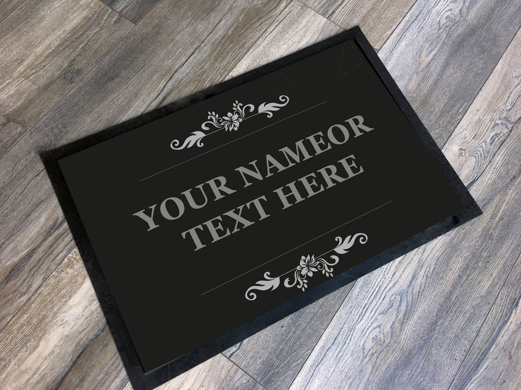 Family Name Doormat / Personalised Family Name Doormat / Custom Family Welcome Mat / New Home Gift / Realtor Gift / Housewarming Gift
