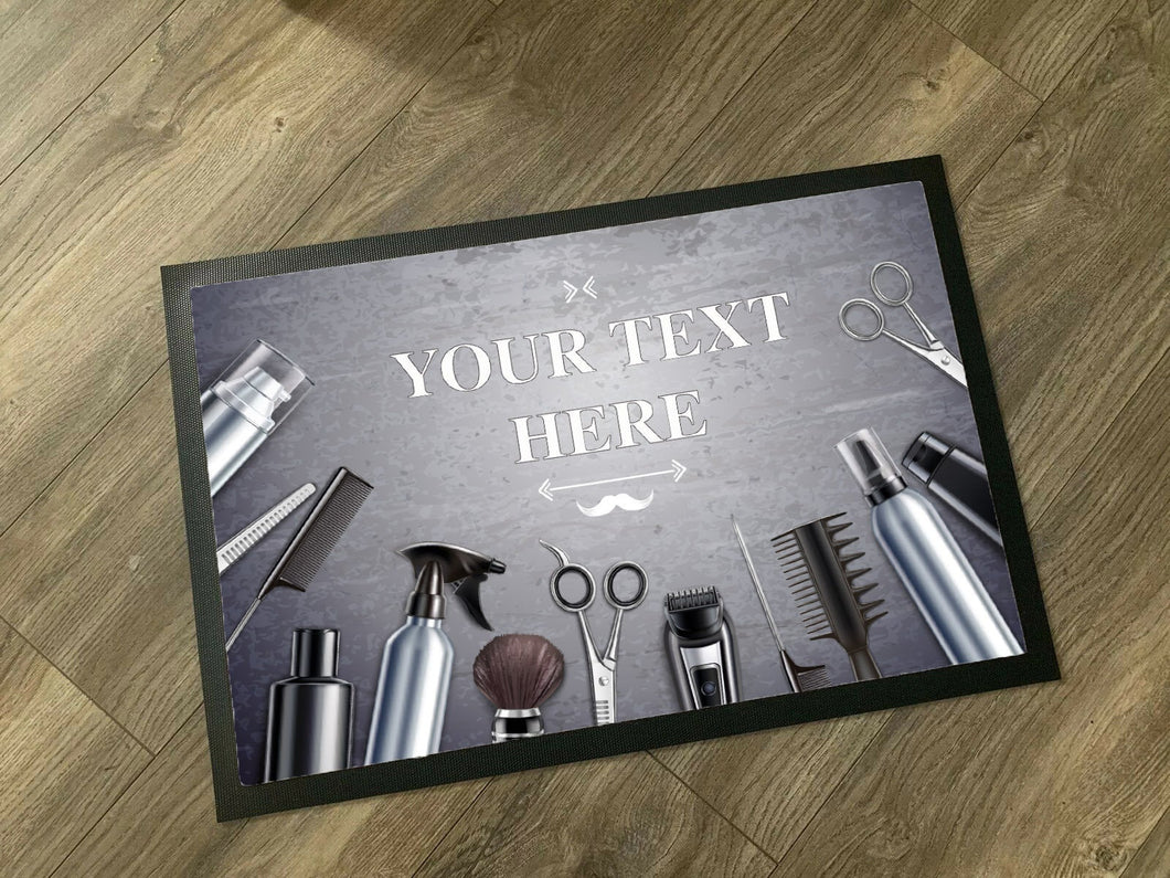 Business Name Doormat / Personalised Barbers Name Doormat / Custom Hairdresser Welcome Mat / New Business Gift / Housewarming Gift