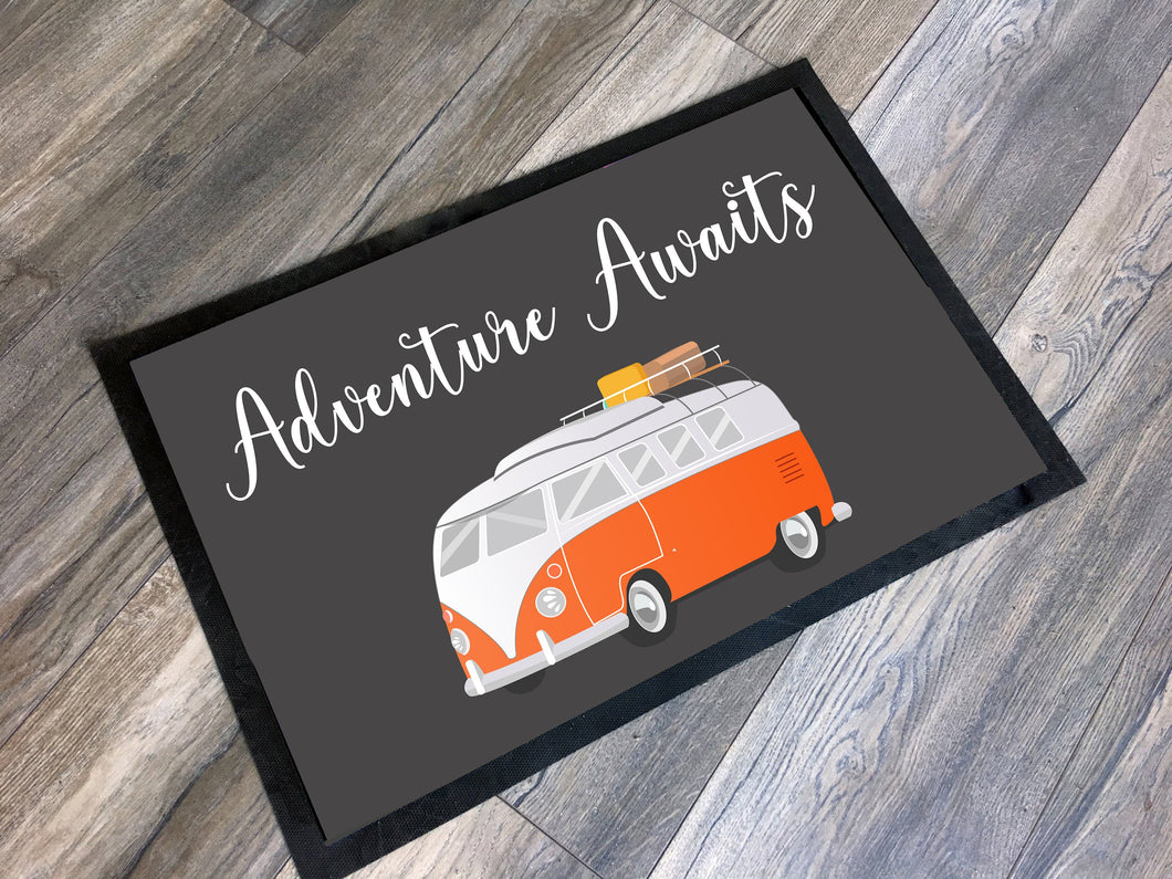 Motorhome Caravan Doormat Personalized Family Name Doormat Custom Family Welcome Mat / New Home Gift / Travel gift / Housewarming Gift