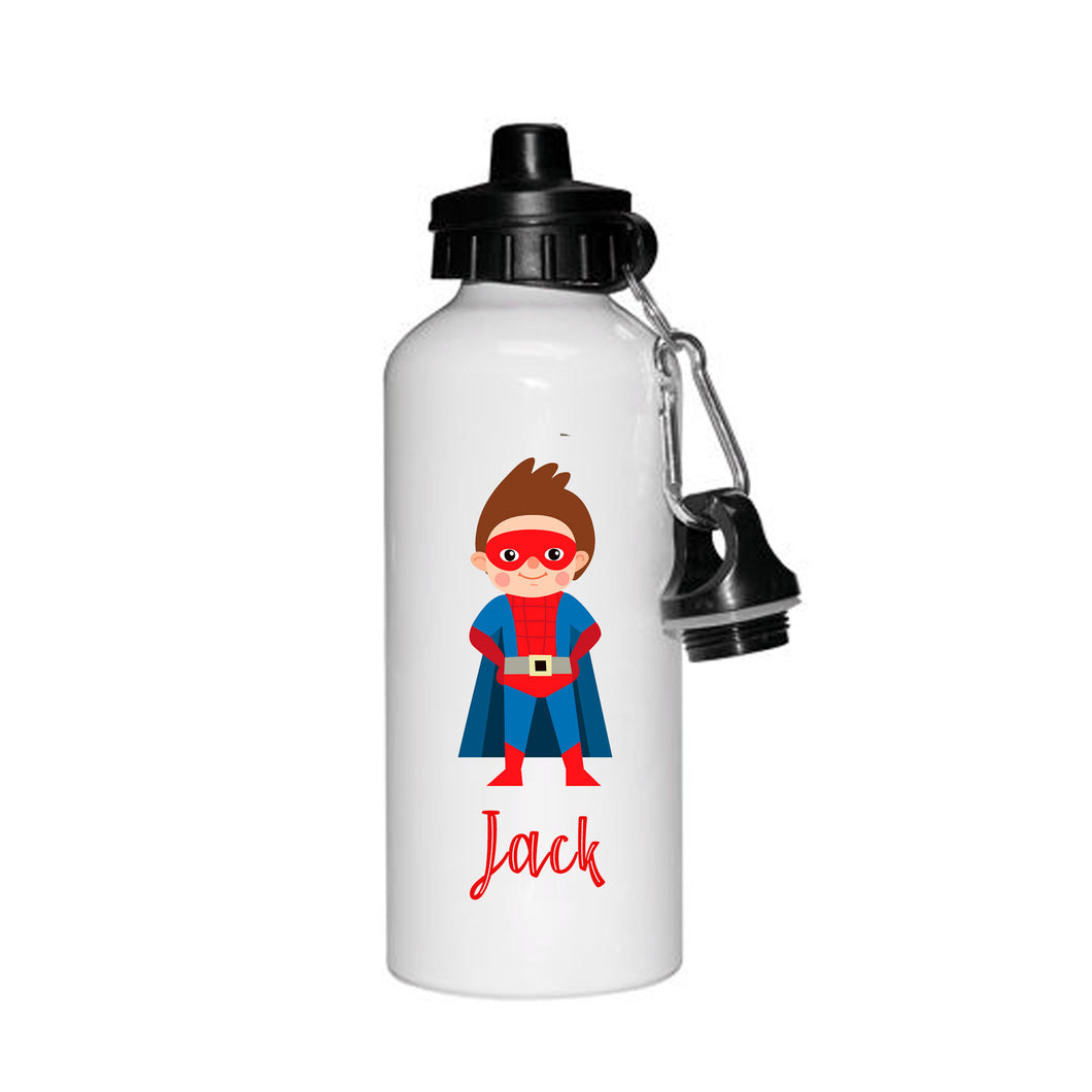 Personalised Boys Superhero Drinking Personalised Water Bottle Flash - Back to School