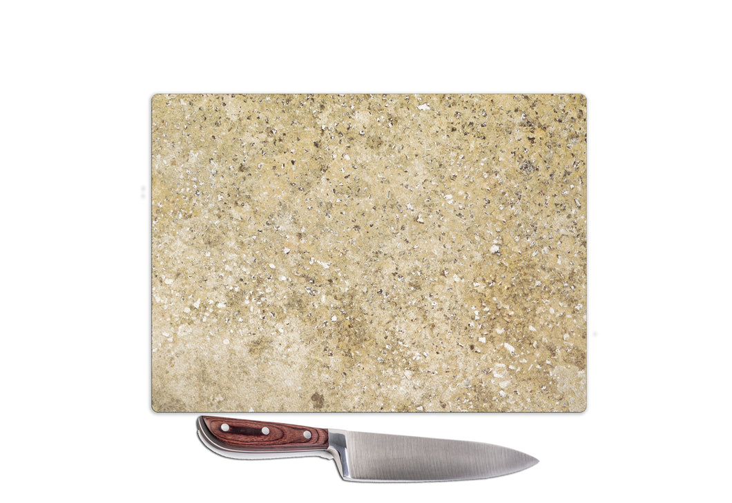 Glass Worktop Saver Chopping Board Granite Pattern Food Cooking Design Printed in The UK