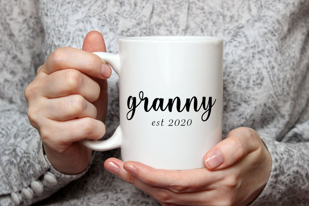 Granny Reveal, Granny Mug, Gifts For Granny, Granny Birthday Gift, Granny To Be Gifts, Grandparent Gift, Nan Gifts, Nanny Christmas Gift