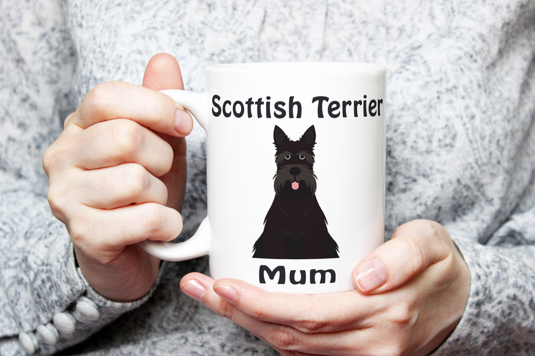 Scottish Terrier Mug, Scottish Terrier Owner Gift, Printed in the UK, Dog owner Gift, Dog Lover Gift, Scottish Terrier