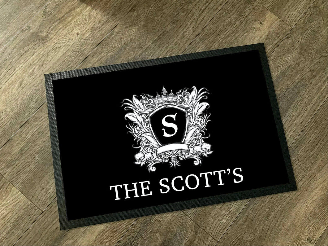 Family Name Doormat / Personalized Family Name Doormat / Custom Family Welcome Mat / New Home Gift / Realtor Gift / Housewarming Gift