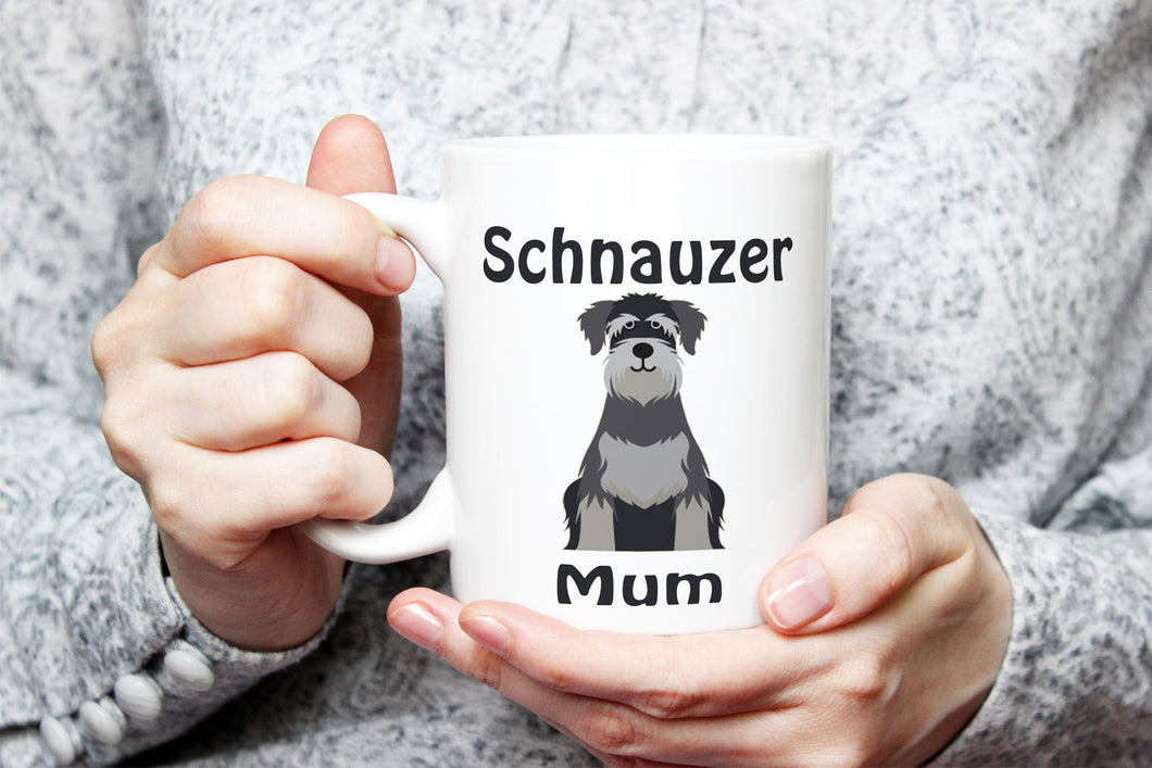 Schnauzer Mug, Schnauzer Owner Gift, Printed in the UK, Dog owner Gift, Dog Lover Gift, Schnauzer