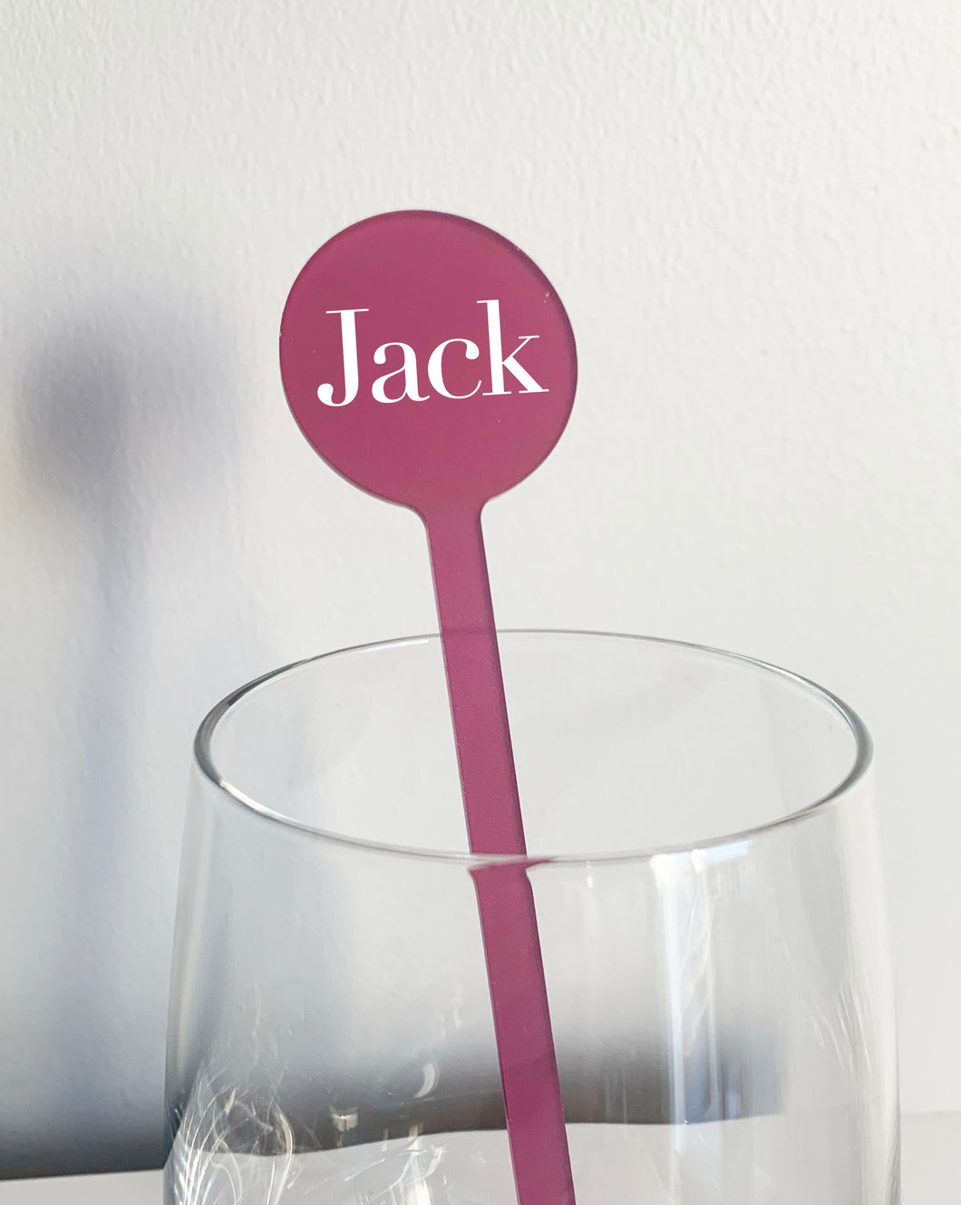 Luxury Acrylic Stirrer Sticks For Wine Glass / Cocktail Glass / Champagne Glass Wedding Décor